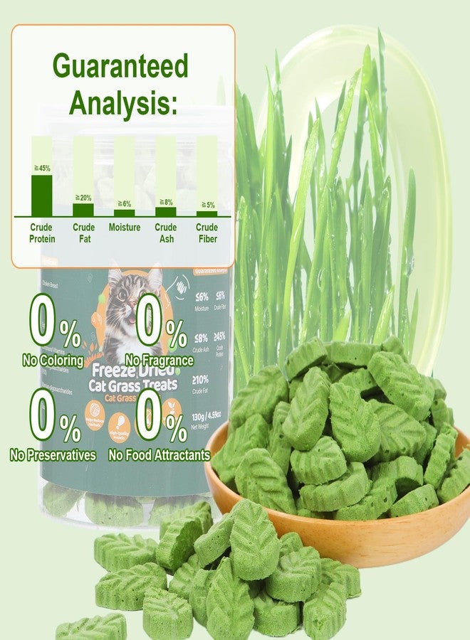 SuPruida 80g Cat Grass Treats for Indoor Cats, Freezed Drying Cat Grass Teething Stick for Hairball Remove Treatment Teeth Cleaning and Dental Care, Edible Kitty Chew Toy Snack - Image 5